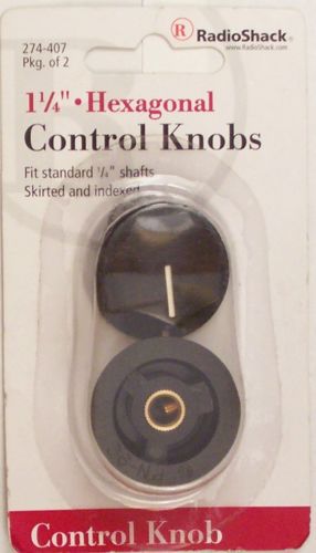 1-1/4&#034; hexagonal control knobs 2/pk for sale