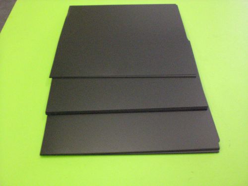 BLACK STYRENE POLYSTYRENE PLASTIC SHEET .020&#034;  48&#034; X 96&#034; PRINTING CRAFTS MODELS