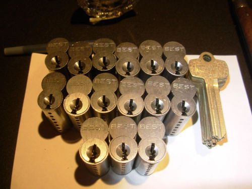 Best  Lock-- New , 7 pin &#034;M&#034; keyway. s.f.i.c  Cores