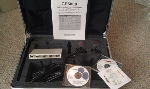 Sencore ColorPro 3 &amp; 4  Colorimeter CP 5000 Software Hard Roller Case