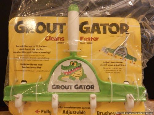 Grout gator tiles brush cleaner new up to 13&#034; tiles adjustable for sale
