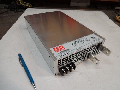 Se-1500-12 mean well, 180 ~ 264 vac to 12 vac 125amp dc power supply for sale