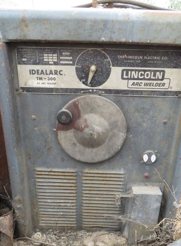 Lincoln idealarc tig tm 300 welder for sale