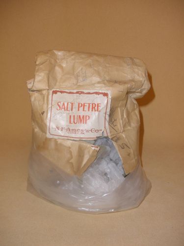 Very Old Bag of Salt Peter - Salt Petre - Saltpeter Lumps