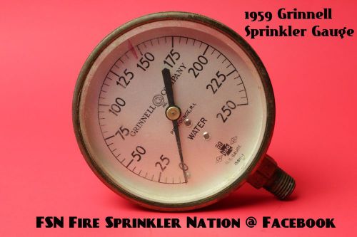 1959 Grinnell Fire Sprinkler Gauge