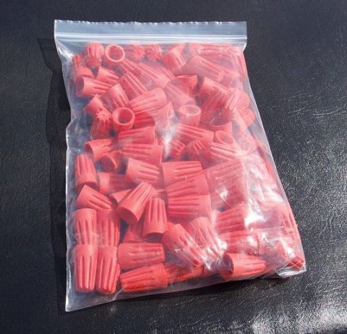 100 pieces of 18-10 red nut wire electrical connectors for sale