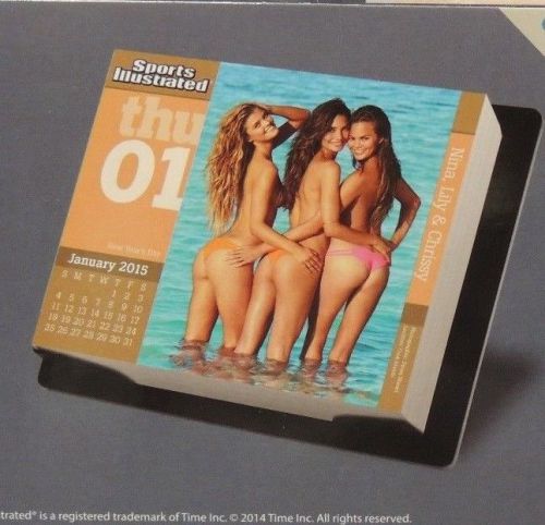 SPORTS ILLUSTRATED SWIMSUIT EDITION 2015 DESK WALL DAY-AT-A-TIME CALENDAR