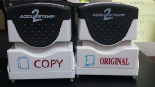 AccuStamp Set of Two Copy/Original