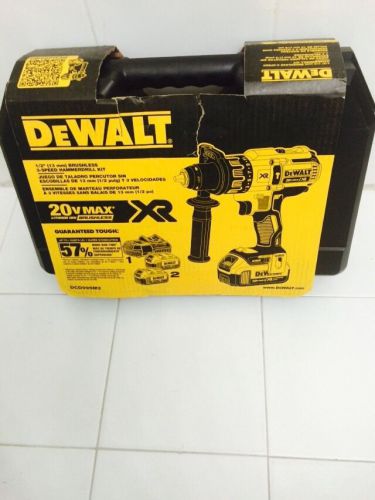 DeWALT DCD995M2 20V Li-Ion 1/2&#034; Cordless Brushless Hammer Drill hammerdrill kit