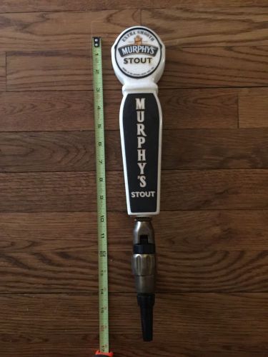 Murphy&#039;s Stout Draft Beer Tap Handle With Spout &amp; Adaptor