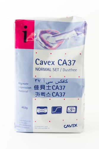 Cavex dental impression alginate regular set pink &amp; mint flavor dustless 453g for sale