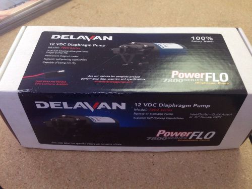 Delavan 7800 series power flo model 7812-201-sb 12 vdc diaphragm pump - new!!! for sale