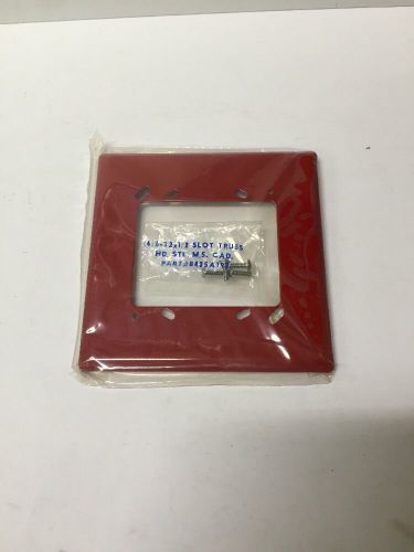 Federal signal semi-flush plate (red) for sale