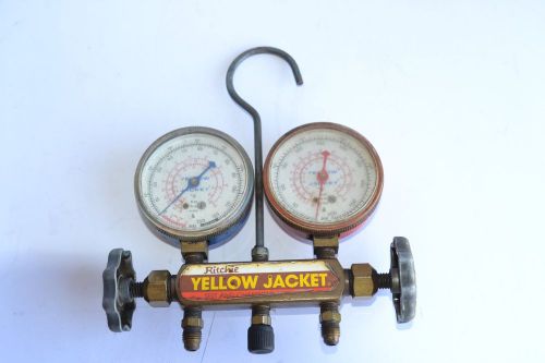 Ritchie Yellow Jacket 2 Gauge HVAC Manifold Test and Charge R12 R22 R502