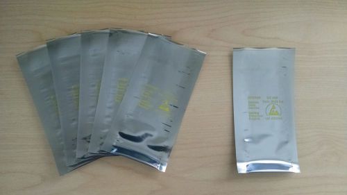 20pcs 2&#034;x6&#034; anti-static shielding bags - esd - open top - new - free shipping for sale