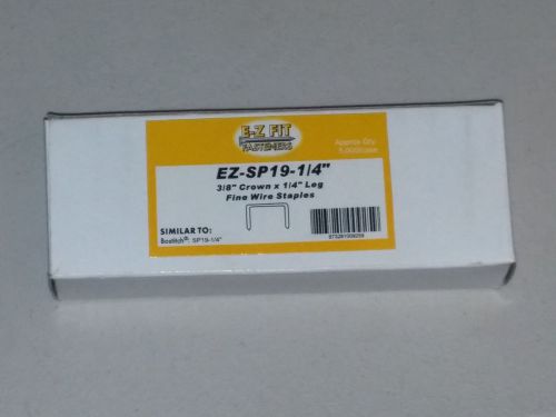 Ez-fit sp19 - 1/4&#034; staples for p3 plier staple gun like bostitch for sale