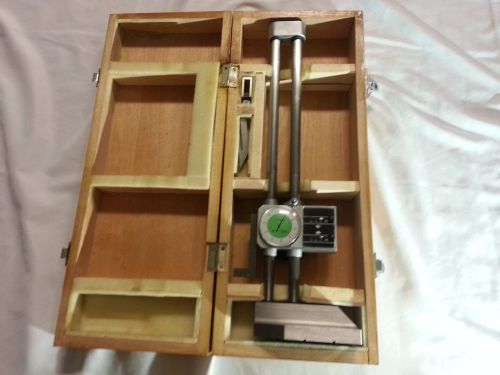 Enco 621-8412 12&#034; x .001&#034; stainless steel twin beam dial height gauge for sale