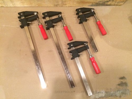 4 Bessey Clamps Bar Clamps Clutch Style GSCC4PK 4 piece