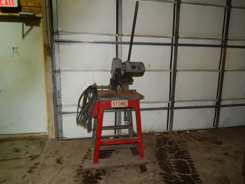 Stone machinery m35 chop miter abrasive saw 3.5 hp 3200 rpm for sale