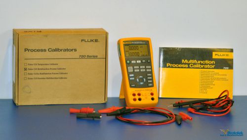 Fluke 725 multifunction process calibrator, nist calibrated with data + warranty for sale
