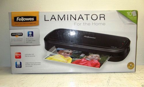Fellowes Laminator for Home Model L80-95. 10 Pouches Included. Free Shipping