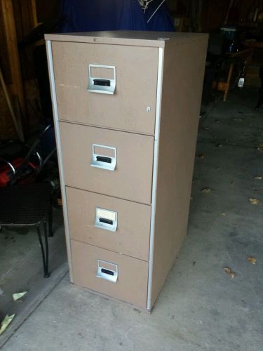 Fire Resistant 4 Drawer File Cabinet Fire Proof Fire King