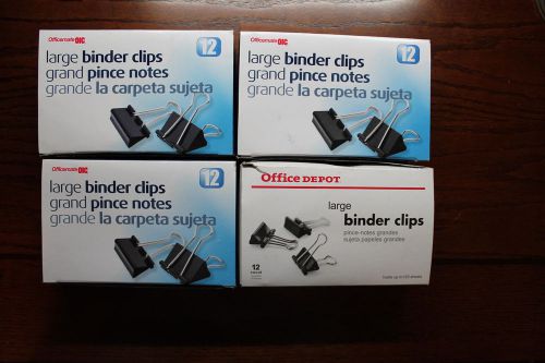 Large lot of New Binder Clips