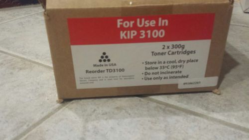 KIP 3100 Toner Non Genuine Black 3 cartridges available 300g each