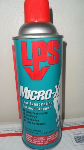 Lps 06616 micro-x nu, cleaner, aerosol 11  oz. new unopened contact cleaner for sale