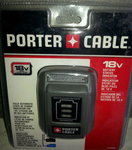 Porter Cable 18v Battery Status Indicator