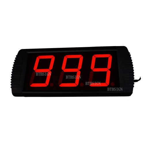 4&#039;&#039; Character High LED Countdown Timer Counter Countdown/Up Days Up To 999 Days