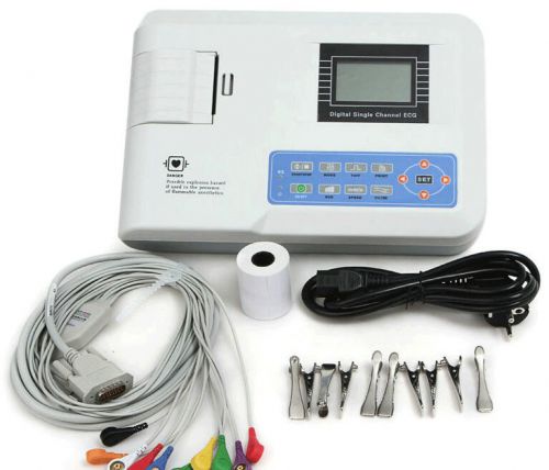 Veterinary Portable ECG EKG Machine Single Channels Vet Pet Electrocardiograph