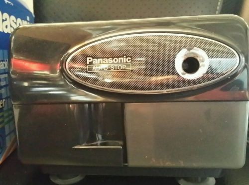 Panasonic Designer Series Electric Pencil Sharpener KP-310 Black AUTO-STOP W BOX