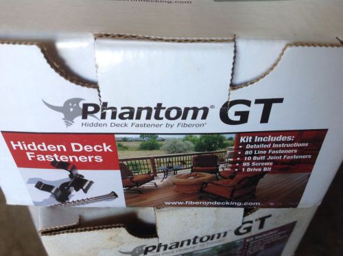 New phantom gt deck fasteners by fiberon approx 1800+ pcs lot + 75 end clips for sale