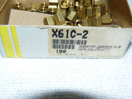 85 Parker Fluid Connector 651H Brass Tube Fittings Flammable Liquid X61C-2