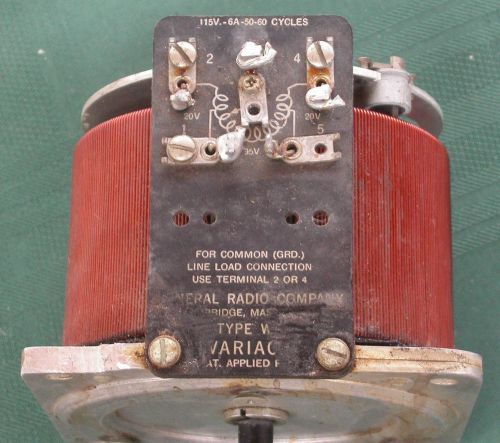 Vintage General Radio Variac - Not Tested
