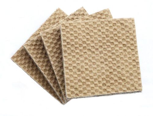 New heavy duty square thick non slip rubber furniture floor pad protectors set 8 for sale