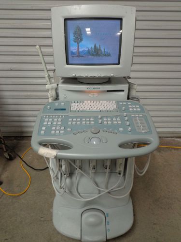 Acuson Sequoia 512 Ultrasound Machine EV-8C4 15L8w 8V5 6L3 4V1 Probes Transducer