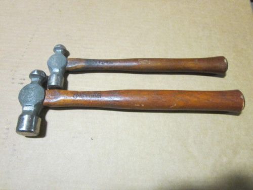2 CRAFTSMAN BALL PEIN HAMMERS 8 OZ AND 16 OZ USED