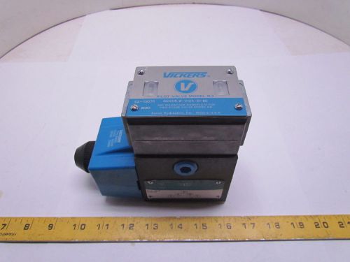 Vickers dg4s4lw-012a-b-60 hydraulic directional control pilot valve 110 120v new for sale