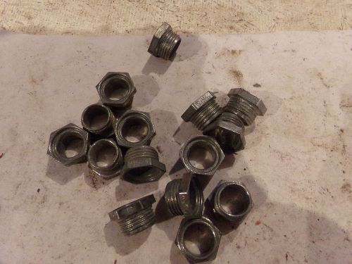 LOT OF 15 , REGAL CONDUIT NIPPLES 1/2&#034; - NEW