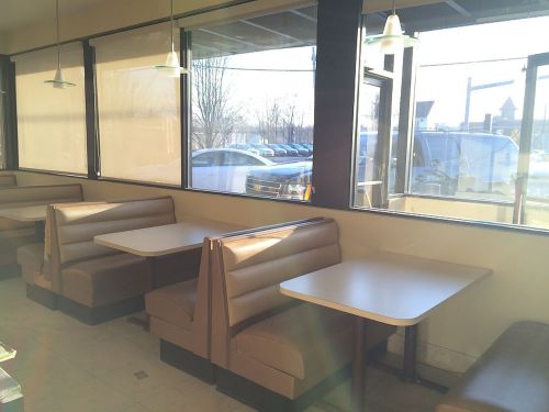 used restaurant booths 8 bothes seating for 16