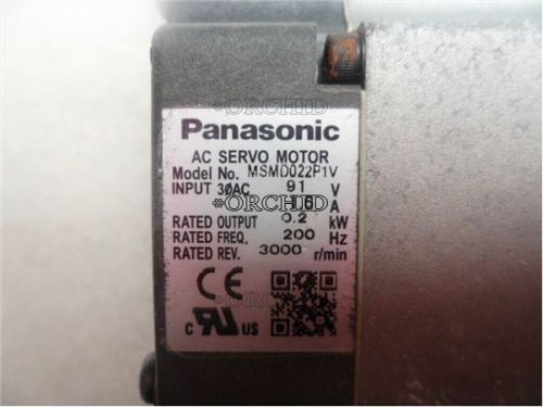 Used Panasonic Servo Motor MSMD022P1V Tested