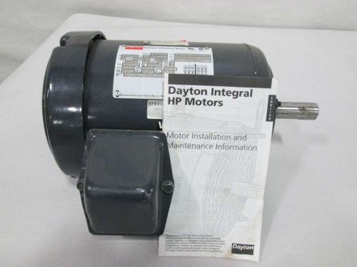 New dayton 5n293a k99 j301b f ac 1hp 230/460v-ac 1740rpm 143t 3ph motor d366598 for sale