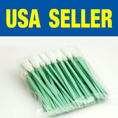 100 pc solvent cleaning swabs swab epson roland mimaki mutoh printer foam tipped for sale