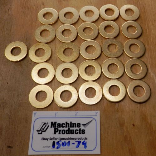 Flat Brass Washer 1/2&#034; - Lot of 26