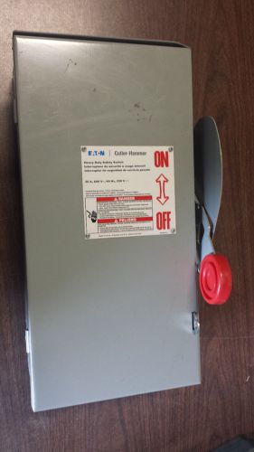 Eaton cutler hammer 30 amp heavy duty safety switch dh361urk for sale