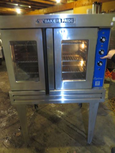Used bakers pride co11-g1 gas convection oven, steam injection free shipping! for sale