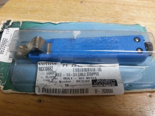 Ideal - 45-128 - Wire &amp; Cable Strippers Swivel-Blade  Maximum Capacity: 3/4&#034;