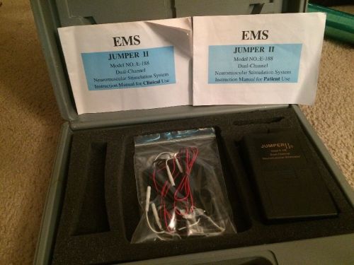 EMS Jumper II Model # E-188 Neuromuscular Stimulator Never Used